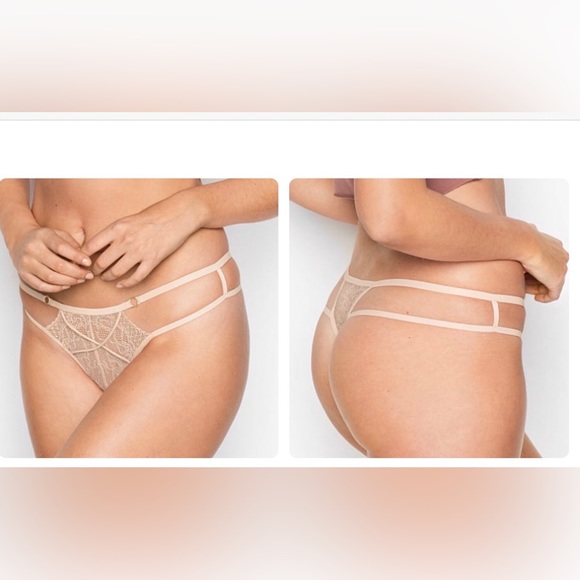 2 X Victoria’s Secret Very Sexy Core Lace Thong Panties New In Package - Picture 2 of 8